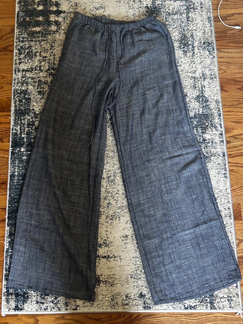 Sienna Sky Navy Linen Pangs